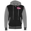 Unisex Heavyweight Varsity Full-Zip Hooded Sweatshirt Thumbnail
