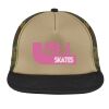 Flat Bill Snapback Trucker Cap Thumbnail