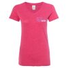 Women’s Glitter V-Neck T-Shirt Thumbnail