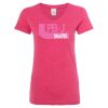 Women’s Glitter V-Neck T-Shirt Thumbnail